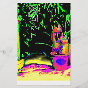 Staghorn Fern GO GREEN jGibney The MUSEUM Zazzle G Stationery