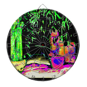 Staghorn Ferns GO GREEN jGibney The MUSEUM Zazzle Dartboard