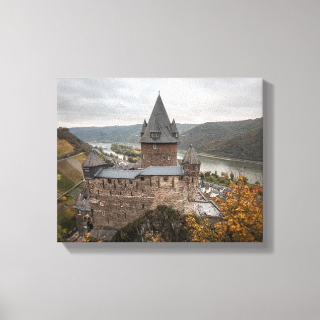 Stahleck Castle Bacharach Germany Canvas Print (Front)