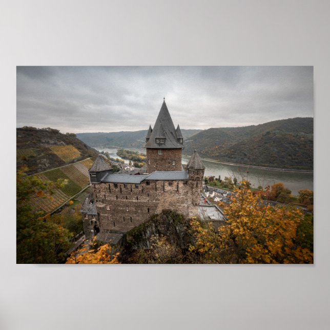 Stahleck Castle Bacharach Germany Poster (Front)