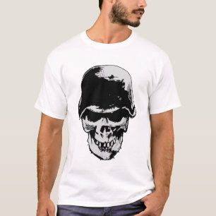 stahlhelm skull T-Shirt