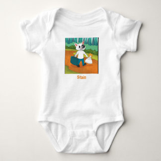 Stain 1z baby bodysuit