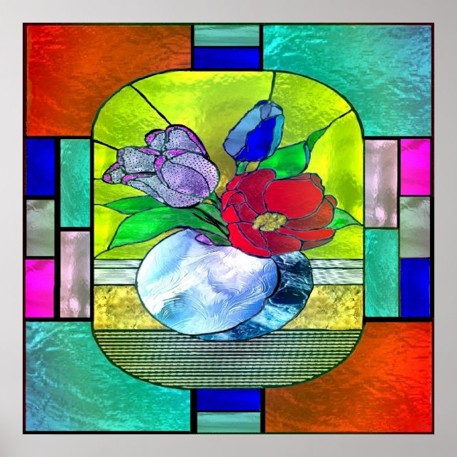 Stain Glass 2 Poster (Front)