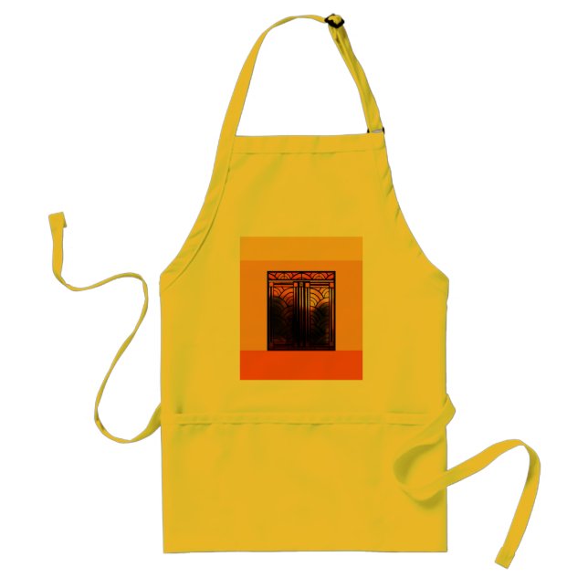 Stain Glass Art Deco Standard Apron (Front)