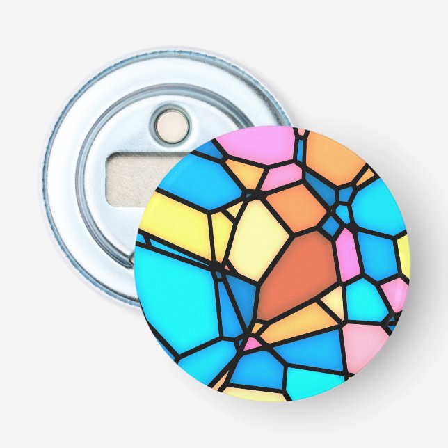 Stain Glass Lite Bottle Opener (Front)