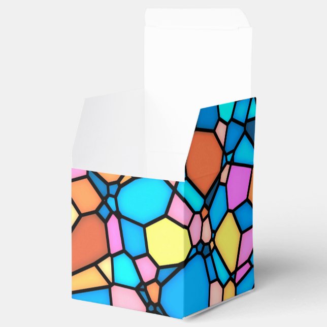 Stain Glass Lite Favor Box (Opened)