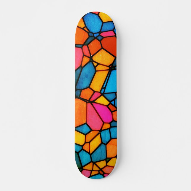Stain Glass Skateboard (Front)