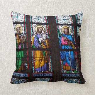 Stain Glass Throw Pillow