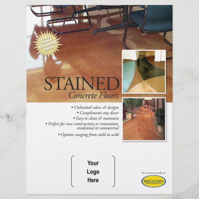Stained Concrete Flyer (Front)