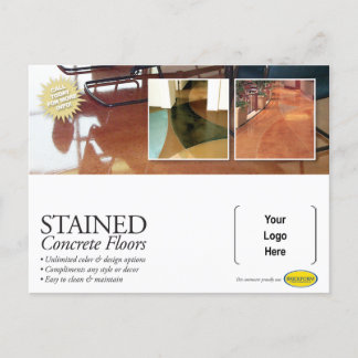 Stained Concrete Post Card