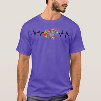 Stained Glas Heartbeat T-Shirt