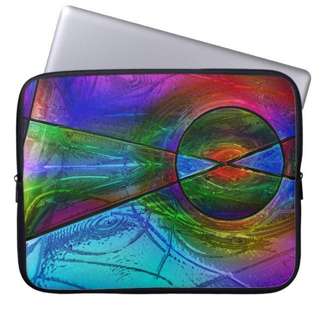 Stained Glass 1 Laptop Sleeve (Front)