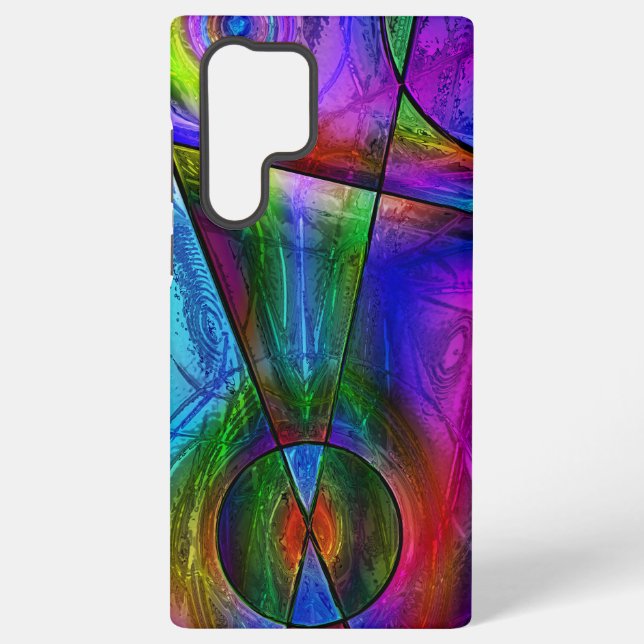 Stained Glass 1 Samsung Galaxy S22 Ultra Case (Back)