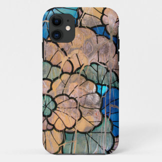 Stained glass abstract floral iPhone 5 5s case