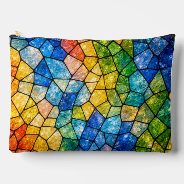 Stained glass accessory pouch (Front)