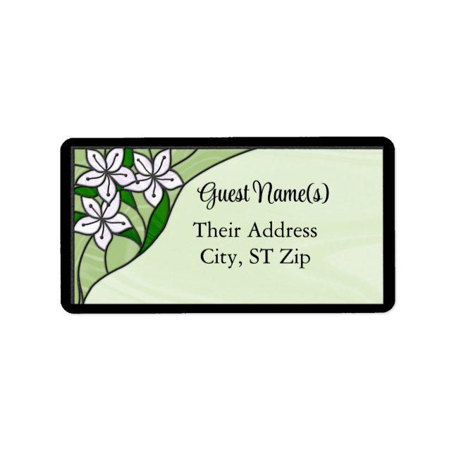 Stained Glass Address Labels (Front)