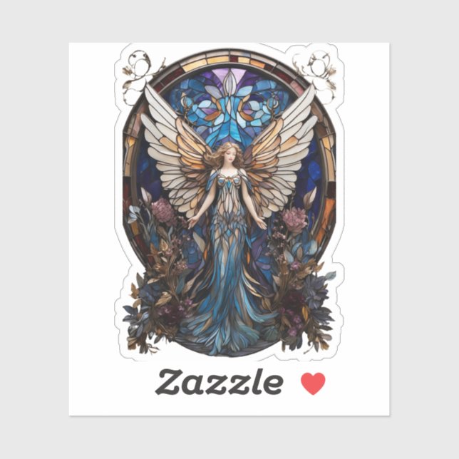 Stained Glass Angel (Sheet)
