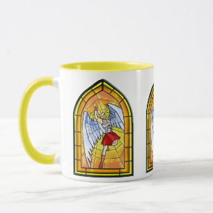 Stained Glass Angel Mug