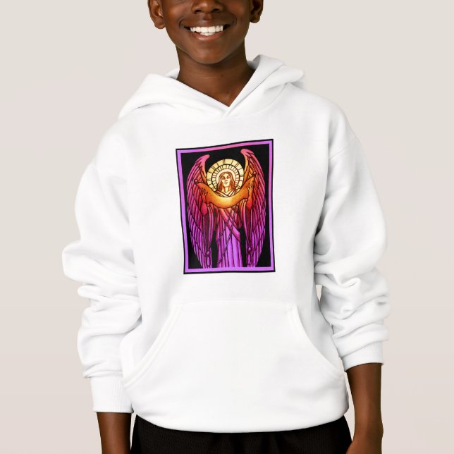 Stained Glass Angel Sweatshirt (Front)