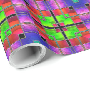 Stained Glass Art 8 Wrapping Paper