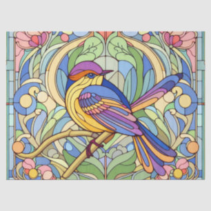 Stained Glass Bird Tissue Paper