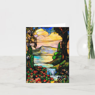 Stained glass (blank note card) card