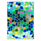 Stained Glass Blue : Artistic Signature Graphics