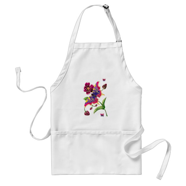 Stained Glass Butterfly Apron (Front)