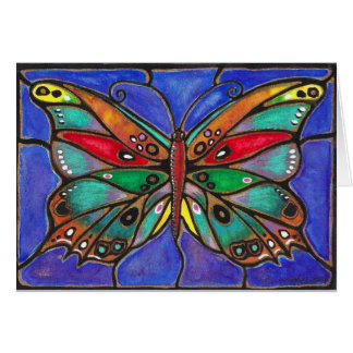 Stained Glass Butterfly--cool art to wear or give!