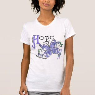 Stained Glass Butterfly Stomach Cancer T-Shirt