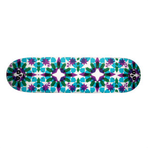 Stained Glass by Keren Richter Skateboard