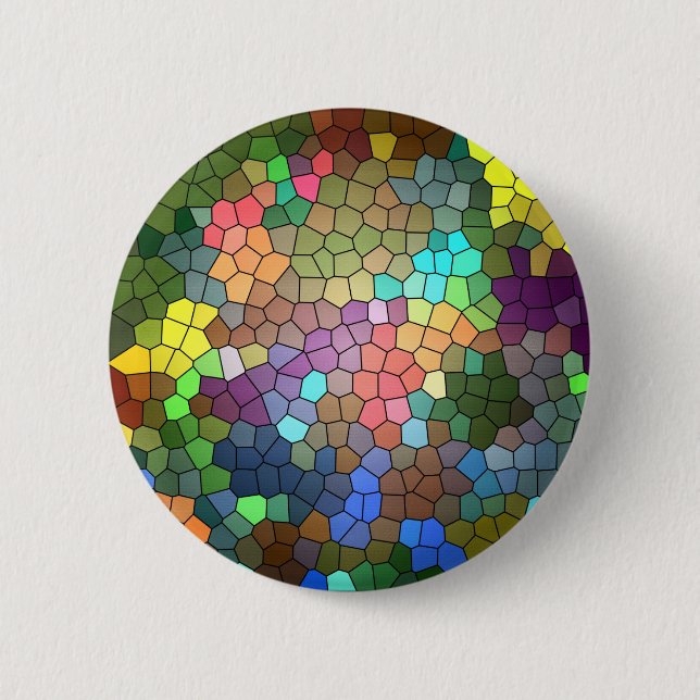 Stained Glass by Shirley Taylor 2 Inch Round Button (Front)