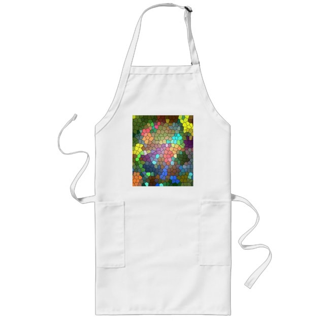Stained Glass by Shirley Taylor Long Apron (Front)