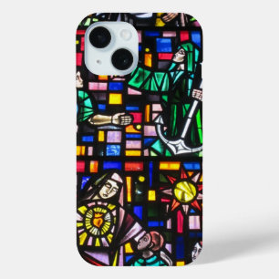 stained glass iPhone 15 case