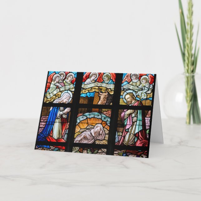 Stained Glass Christmas Card (Front)