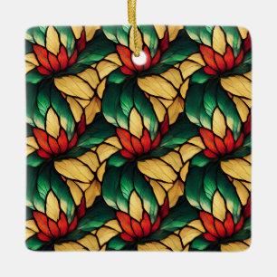 Stained Glass Christmas Ornament