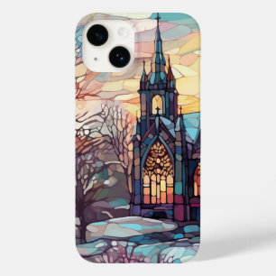 Stained Glass Church iPhone 14 Barely There Case