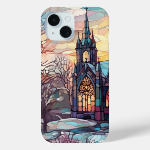 Stained Glass Church iPhone 15 Barely There Case