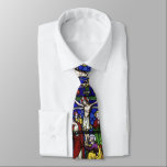 Stained Glass Church Window Crucifixion Jesus Tie<br><div class="desc">This is a colourful stained glass church window image of the Crucifixion of Jesus on the cross.</div>