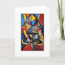 Stained Glass Coffee Mug Acrylic Artwork
