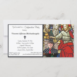 Stained Glass Confirmation Party Invitation