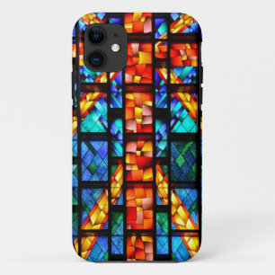 Stained Glass Cross iPhone 11 Case