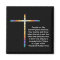Stained Glass Cross - magnet