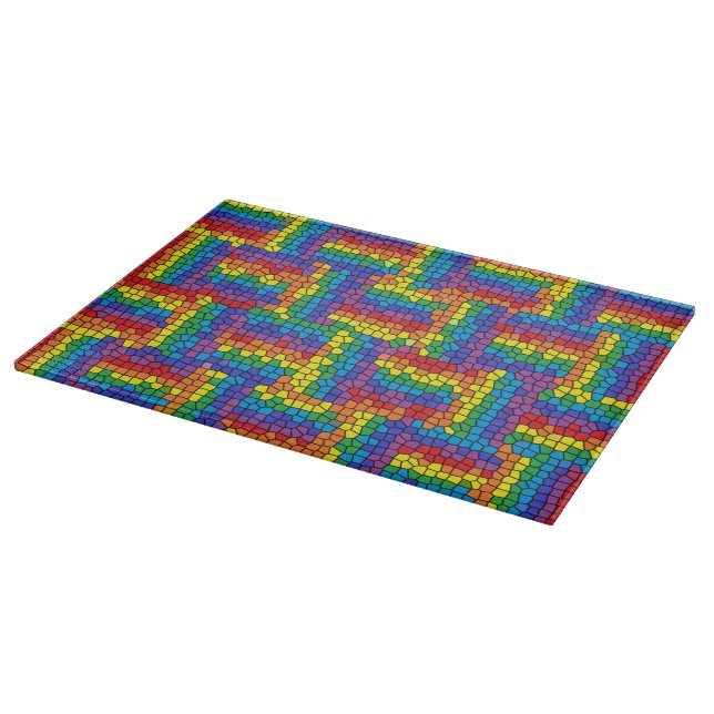 Stained Glass Cutting Board (Corner)