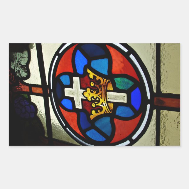 Stained Glass detail Sticker (Front)