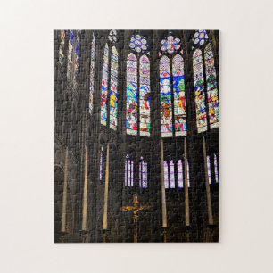 Stained Glass Divinity Puzzle, 11" x 14", 252 pcs Jigsaw Puzzle
