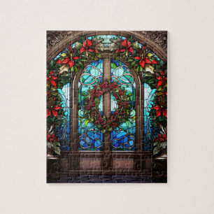 Stained Glass Door Jigsaw Puzzle