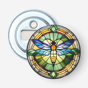 Stained Glass Dragonfly Bottle Opener