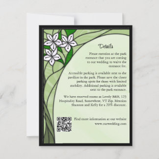Stained Glass Enclosure Card