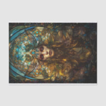 Stained Glass Fairy Lady